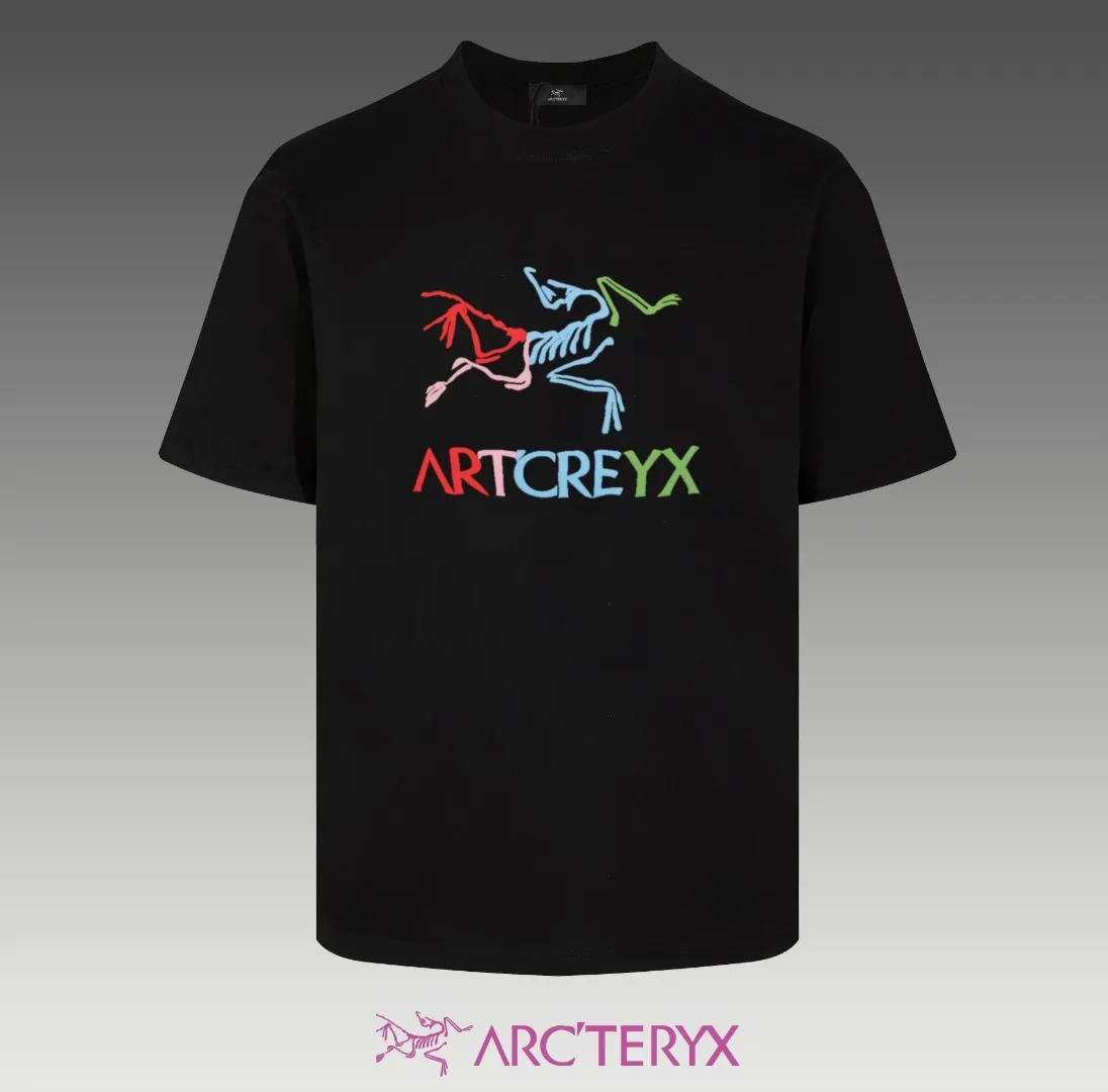 Quality《Arc’teryx~ 》2024New Arrival T , Versatile Quality ‼ 32 G ‼ T 🤪 Sizes：S-M-L-XL-2XL ：Black White、 Same Style
